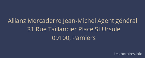 Allianz Mercaderre Jean-Michel Agent général