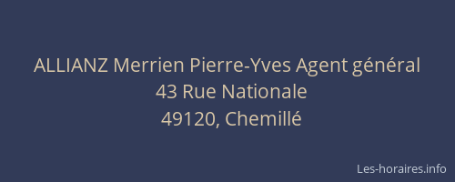 ALLIANZ Merrien Pierre-Yves Agent général
