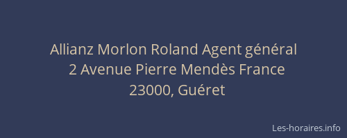 Allianz Morlon Roland Agent g&eacute;n&eacute;ral