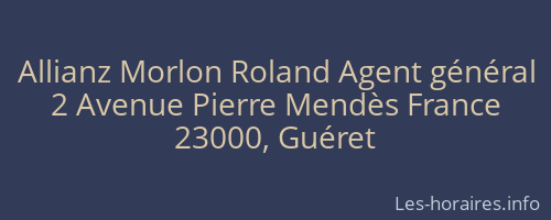 Allianz Morlon Roland Agent général