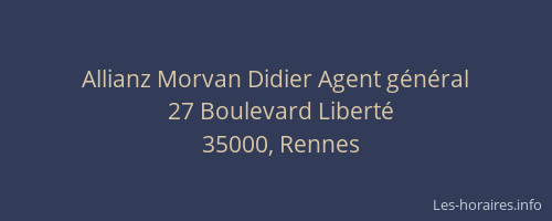 Allianz Morvan Didier Agent général