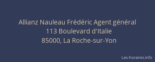 Allianz Nauleau Frédéric Agent général