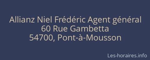 Allianz Niel Frédéric Agent général