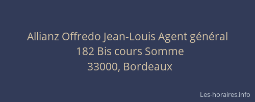 Allianz Offredo Jean-Louis Agent général
