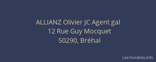 ALLIANZ Olivier JC Agent gal