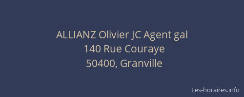 ALLIANZ Olivier JC Agent gal