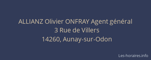 ALLIANZ Olivier ONFRAY Agent général