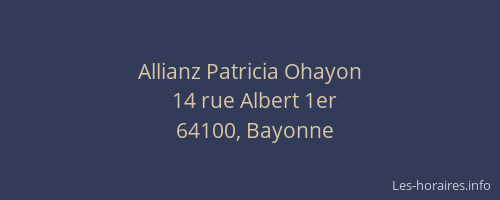 Allianz Patricia Ohayon
