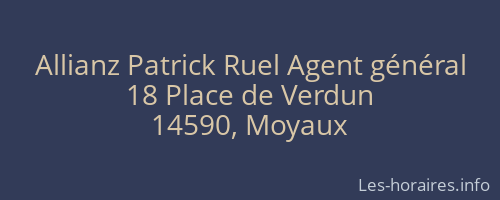 Allianz Patrick Ruel Agent général