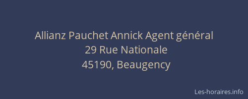Allianz Pauchet Annick Agent g&eacute;n&eacute;ral