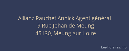 Allianz Pauchet Annick Agent g&eacute;n&eacute;ral