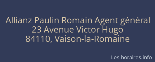 Allianz Paulin Romain Agent général
