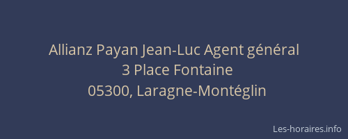 Allianz Payan Jean-Luc Agent général