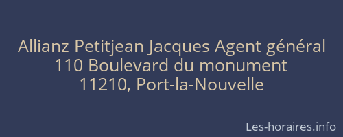 Allianz Petitjean Jacques Agent général
