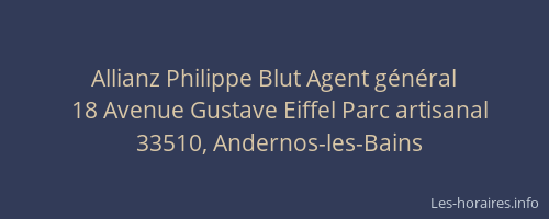 Allianz Philippe Blut Agent général