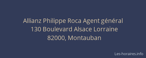 Allianz Philippe Roca Agent général