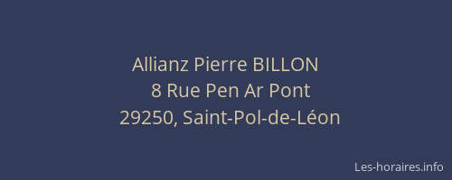 Allianz Pierre BILLON
