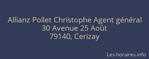 Allianz Pollet Christophe Agent général