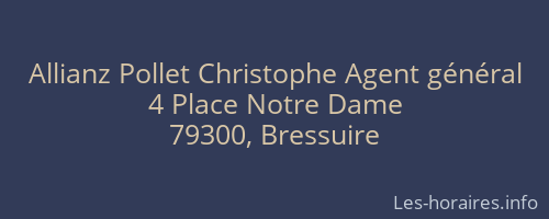 Allianz Pollet Christophe Agent général