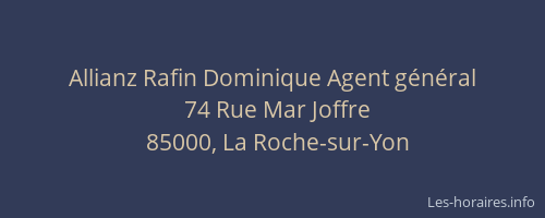 Allianz Rafin Dominique Agent général