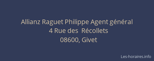 Allianz Raguet Philippe Agent général
