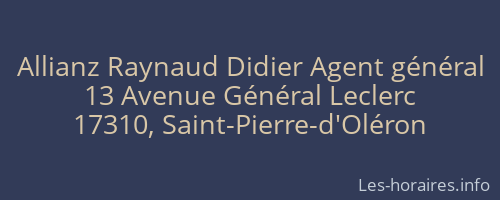 Allianz Raynaud Didier Agent général