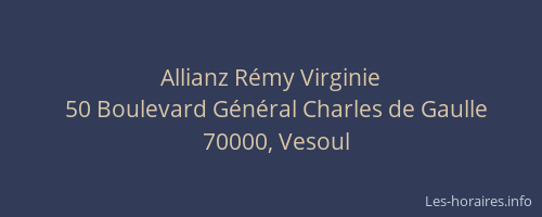 Allianz Rémy Virginie