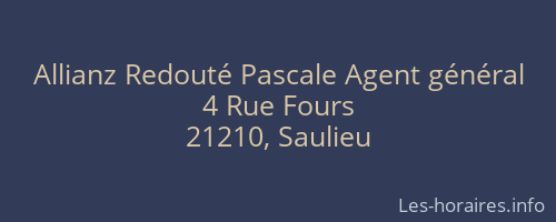 Allianz Redouté Pascale Agent général