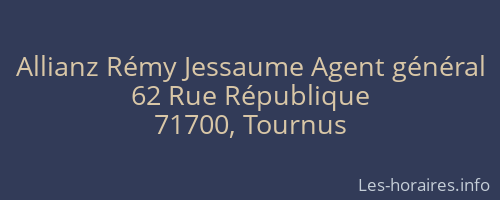 Allianz Rémy Jessaume Agent général
