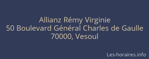 Allianz Rémy Virginie