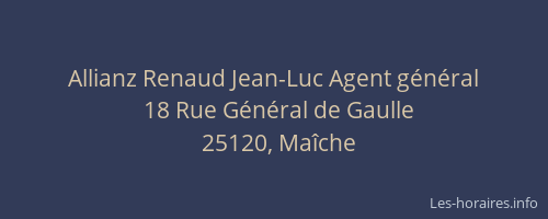 Allianz Renaud Jean-Luc Agent g&eacute;n&eacute;ral
