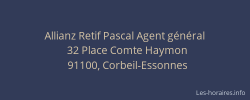 Allianz Retif Pascal Agent général
