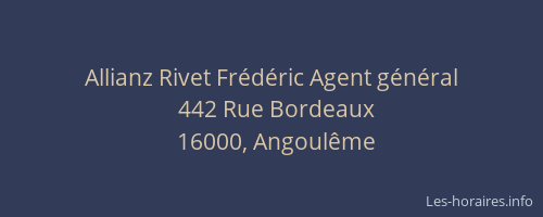 Allianz Rivet Frédéric Agent général