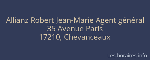 Allianz Robert Jean-Marie Agent général