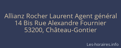 Allianz Rocher Laurent Agent général