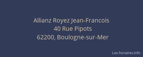 Allianz Royez Jean-Francois