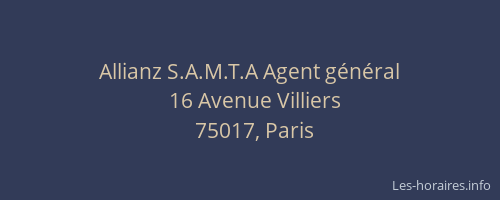 Allianz S.A.M.T.A Agent général