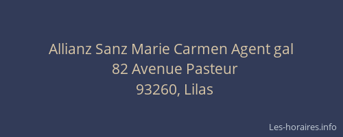 Allianz Sanz Marie Carmen Agent gal