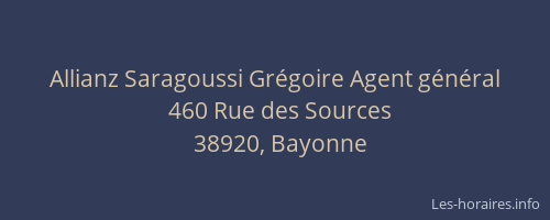 Allianz Saragoussi Gr&eacute;goire Agent g&eacute;n&eacute;ral