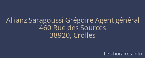 Allianz Saragoussi Grégoire Agent général