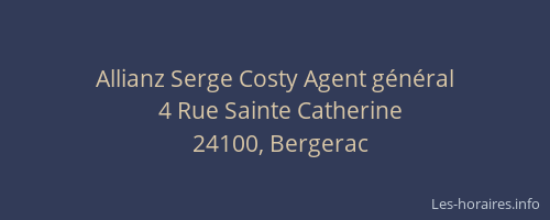 Allianz Serge Costy Agent général