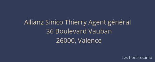 Allianz Sinico Thierry Agent général