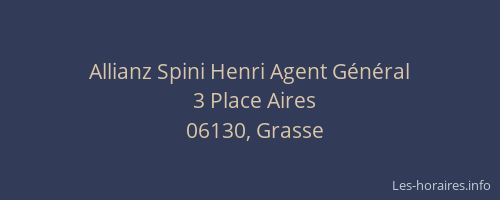 Allianz Spini Henri Agent Général