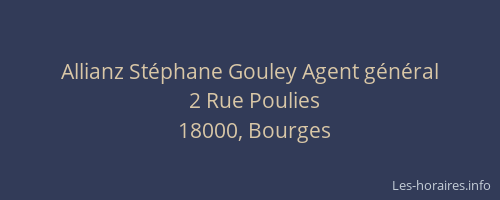 Allianz Stéphane Gouley Agent général
