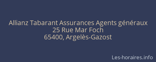 Allianz Tabarant Assurances Agents généraux