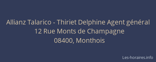 Allianz Talarico - Thiriet Delphine Agent général