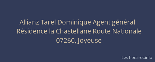 Allianz Tarel Dominique Agent général