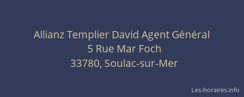 Allianz Templier David Agent G&eacute;n&eacute;ral