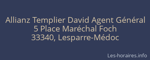 Allianz Templier David Agent Général