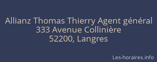 Allianz Thomas Thierry Agent général